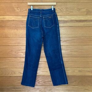 Calvin Klein vintage 80s straight wide leg denim jeans